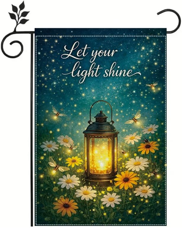 Outdoor Lighting For Your Yard - علم حديقة مقاس 12x18 بوصة، دع
