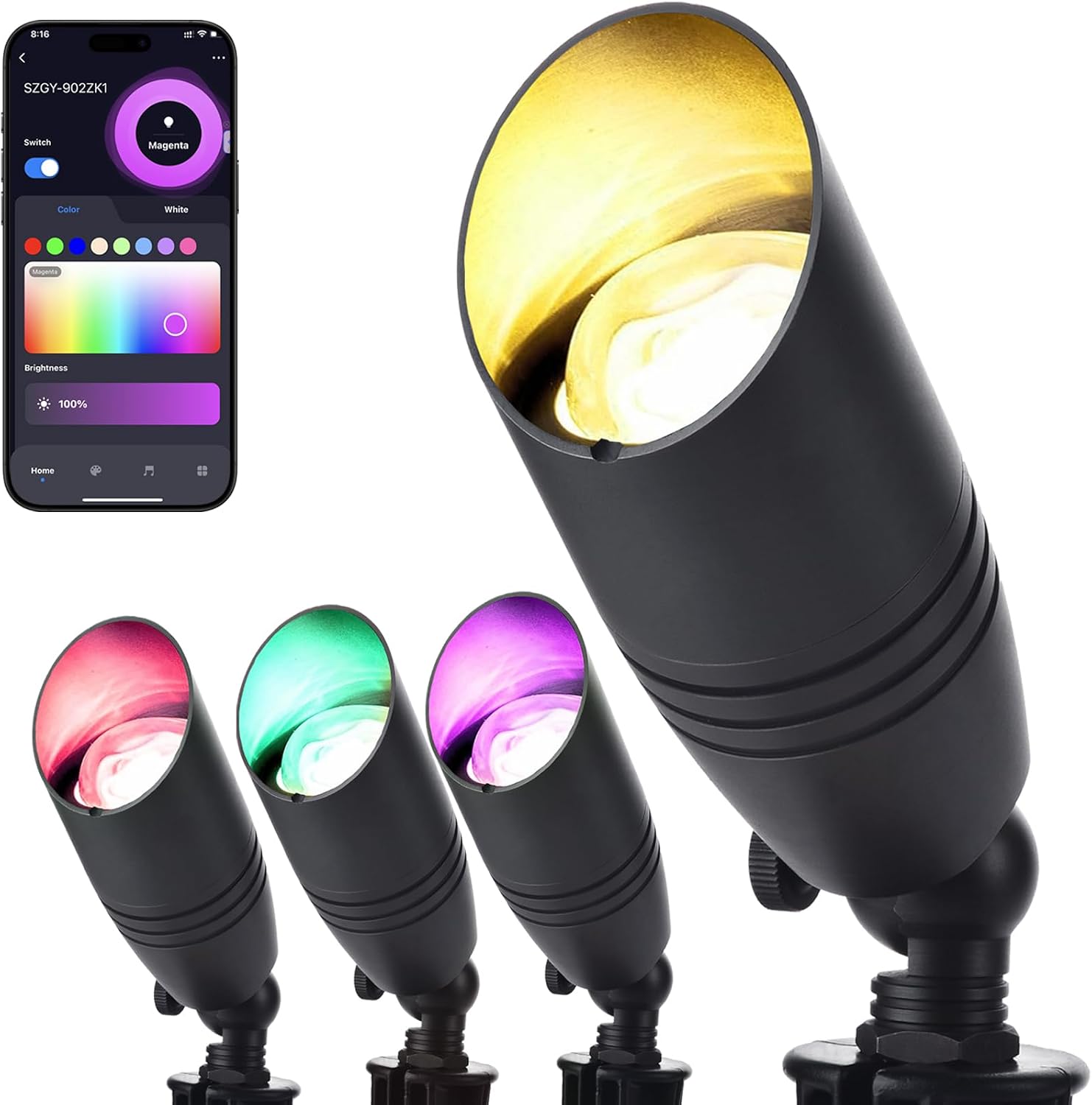 Outdoor Lighting Kits Low Voltage - مجموعة إضاءة المناظر الطبيعية RGB منخفضة