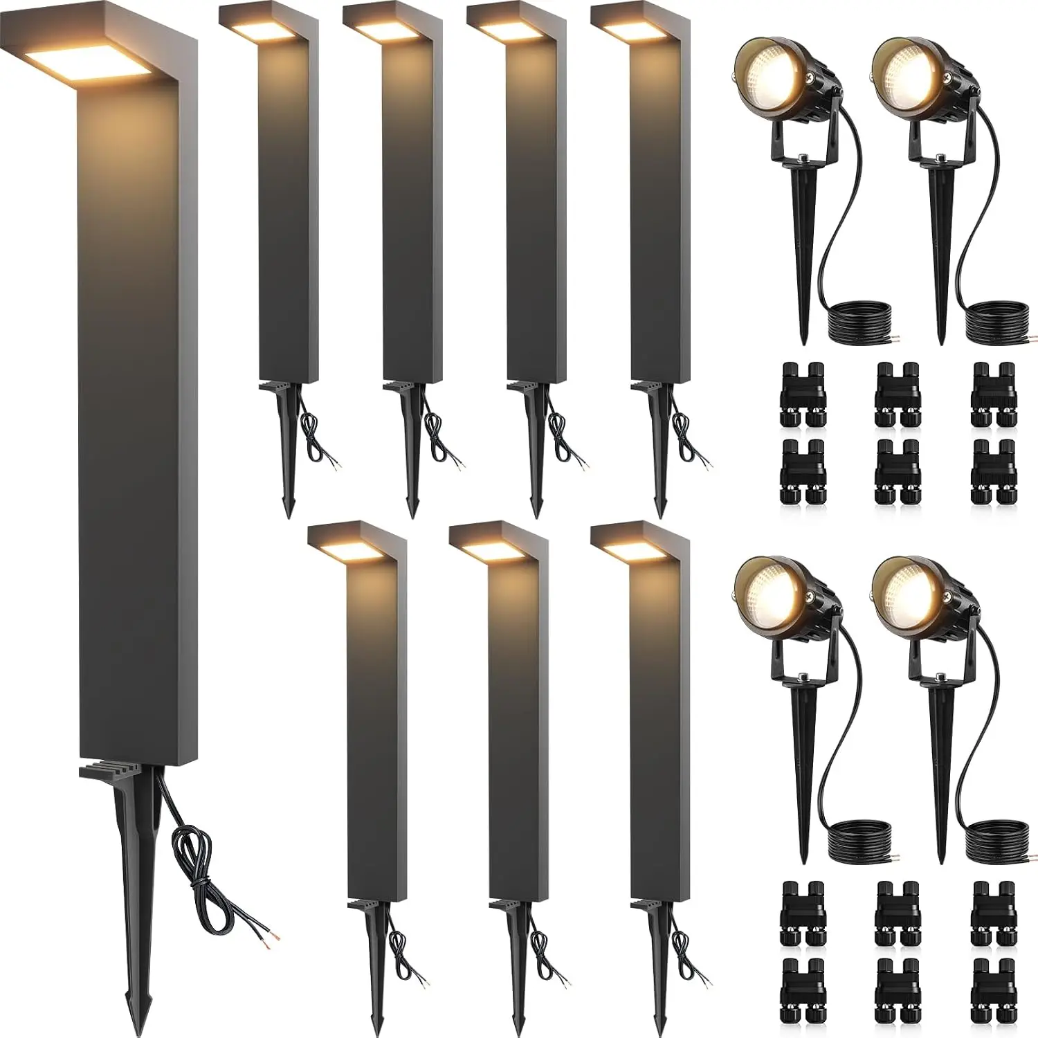 Outdoor Lighting Kits Low Voltage - مجموعة إضاءة المناظر الطبيعية LED منخفضة