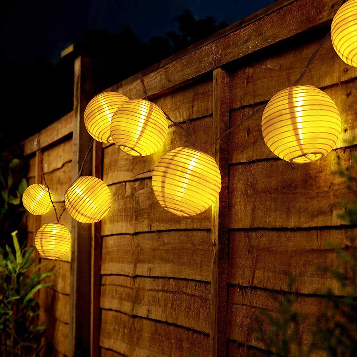 فانوس مضاد للماء سلسلة الشمسية - مراجعة Outdoor Lighting For Gazebo وسعره