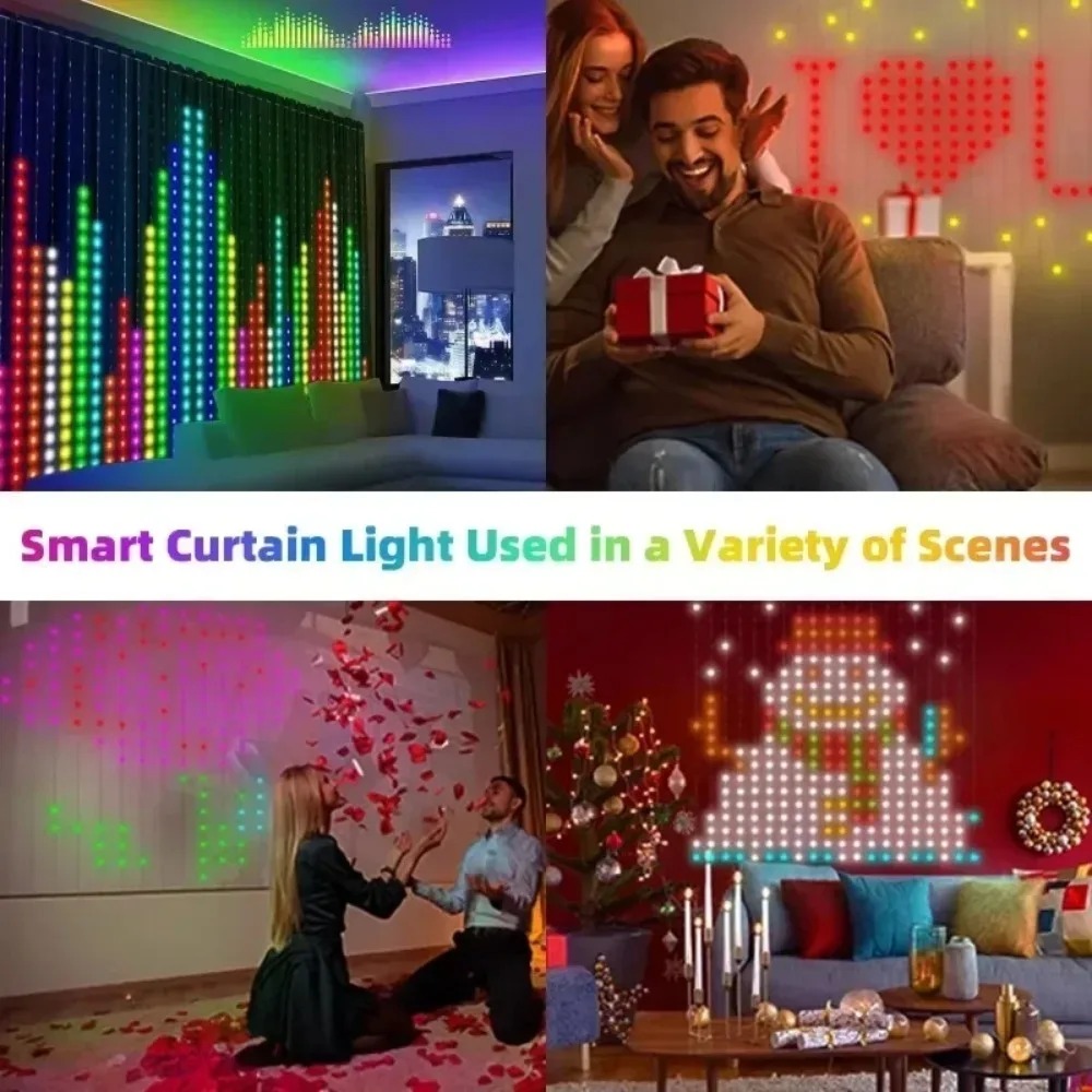 أضواء ستارة LED خارجية بتقنية  - مراجعة Outdoor Lighting Wall وسعره