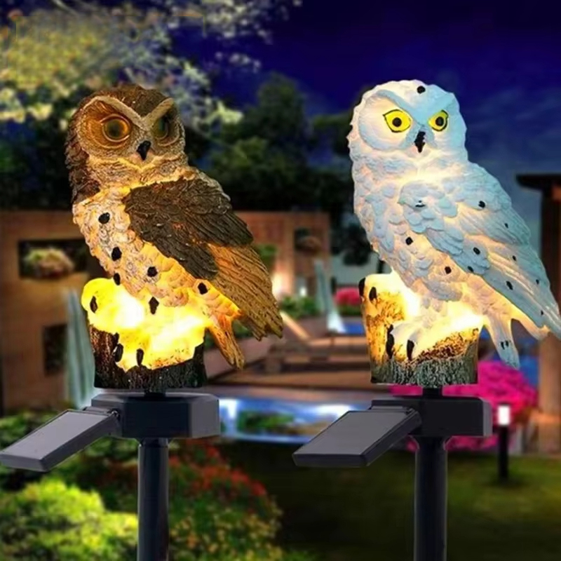 أضواء حديقة على شكل بومة تعمل  - مراجعة Outdoor Lighting Traditional وسعره