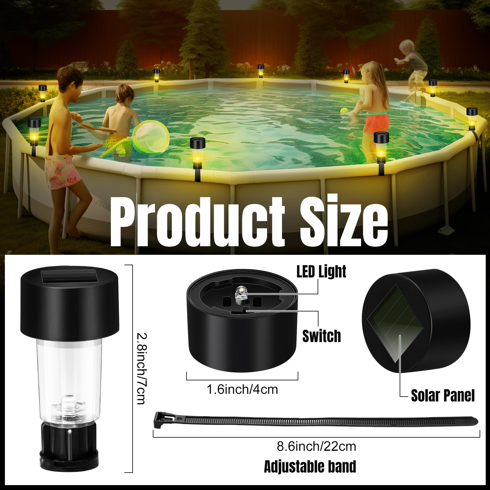 6 عبوات من إطار إضاءة حمام الس - مراجعة Pond Light Submersible وسعره
