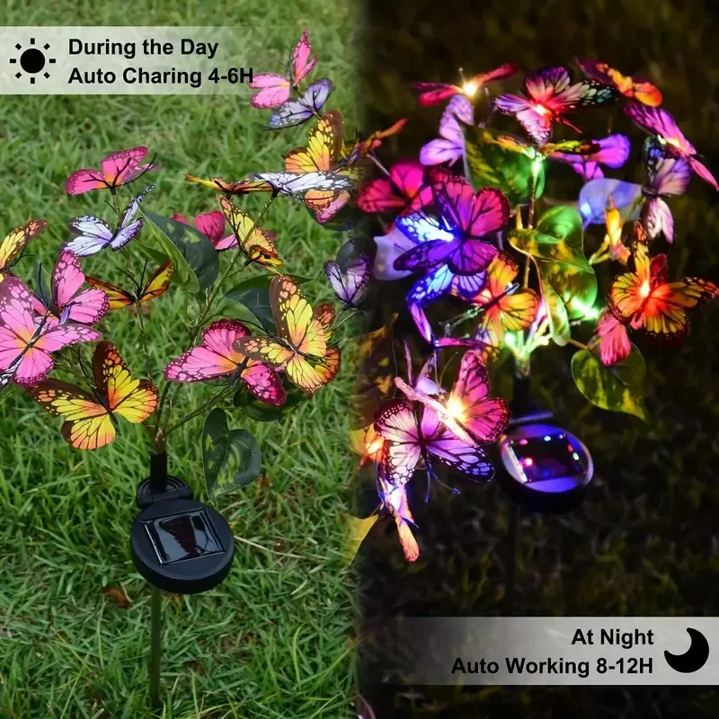 أضواء حديقة الفراشة LED بالطاق - مراجعة Outdoor Lighting Traditional وسعره