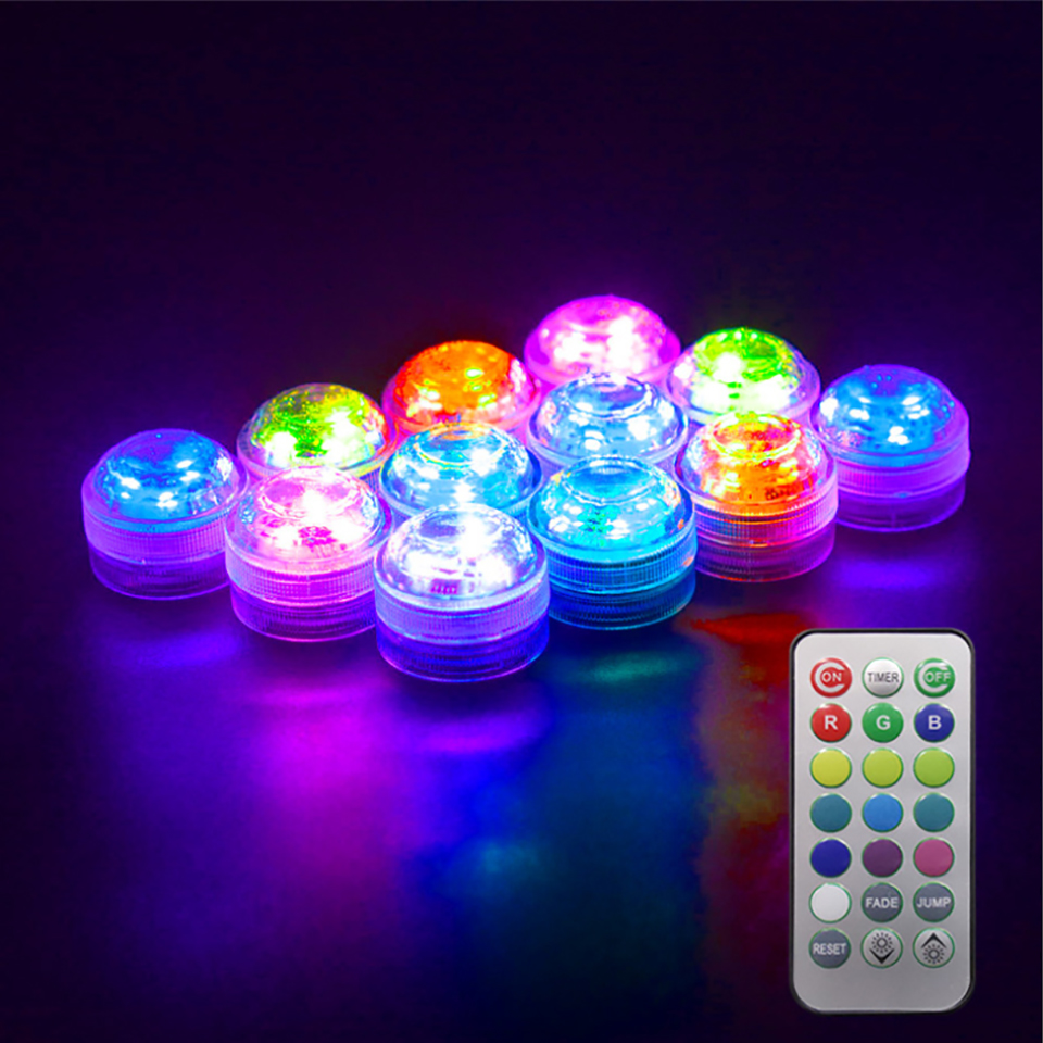 IP68 مقاوم للماء يعمل بالبطاري - مراجعة Pond Light Submersible وسعره