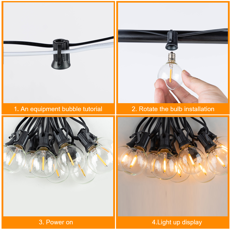 G40 LED في الهواء الطلق سلسلة  - مراجعة Outdoor Lighting For Gazebo وسعره
