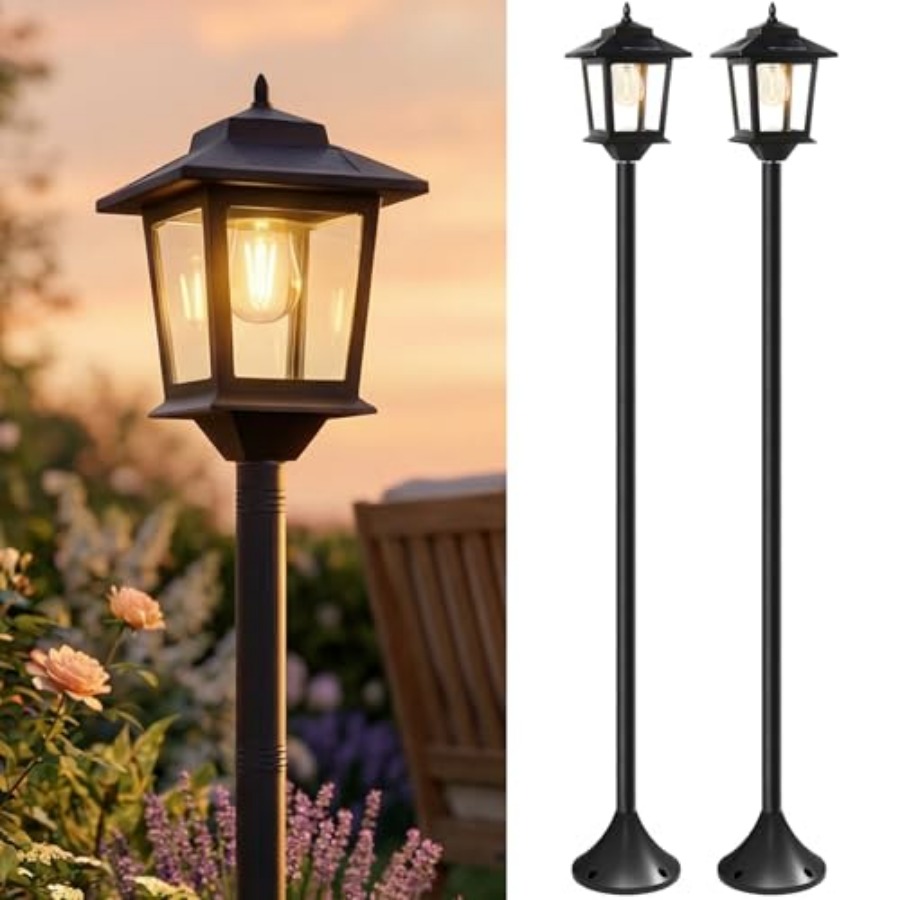 أضواء شمسية خارجية للأعمدة، مج - مراجعة Outdoor Lighting Patio وسعره