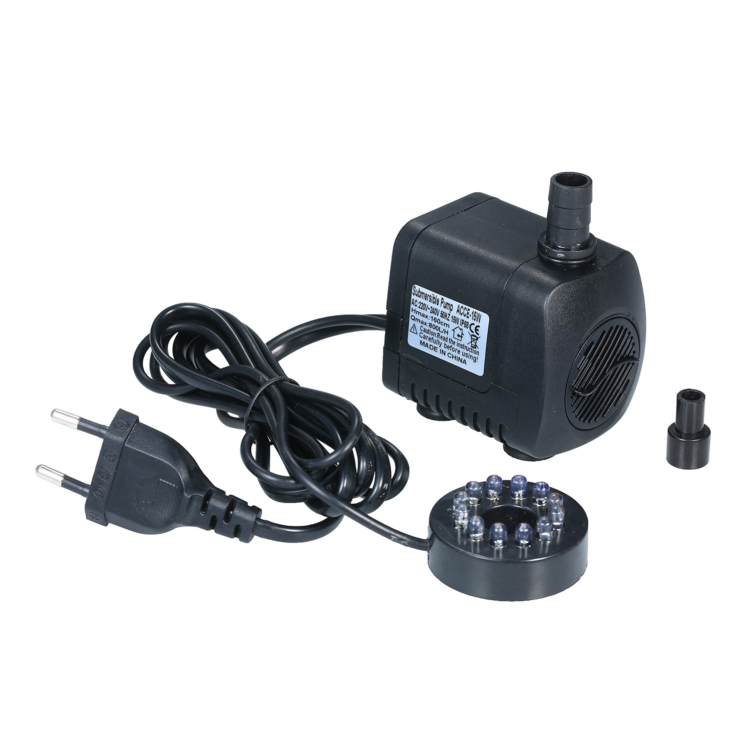 مصباح ليد مضخة غاطسة 800L/H فا - مراجعة Pond Light Submersible وسعره