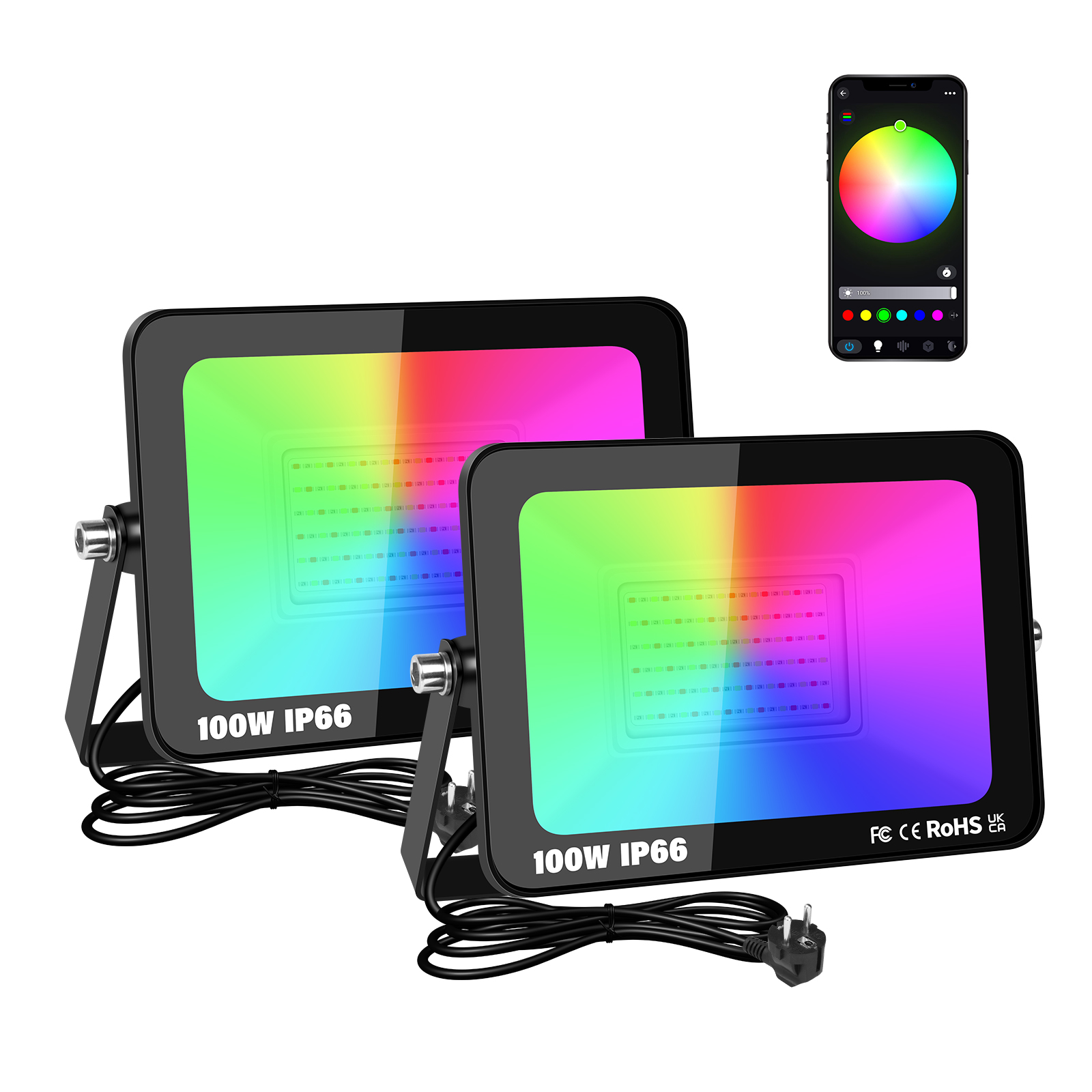 SKYWORLD APP RGB الذكية الكاشف - مراجعة Outdoor Lighting Zigbee وسعره