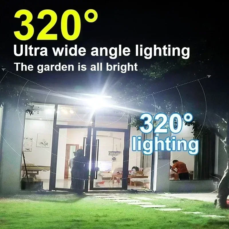 12000LM مصباح الجدار الشمسي ال - مراجعة Outdoor Lighting Traditional وسعره