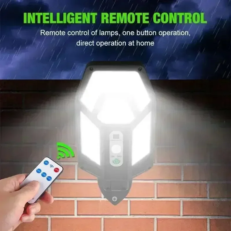 12000LM مصباح الجدار الشمسي ال - مراجعة Outdoor Lighting Traditional وسعره