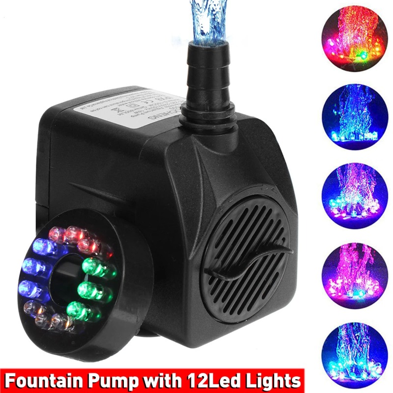 مضخة نافورة بإضاءة LED بقوة 16 - مراجعة Pond Light Submersible وسعره