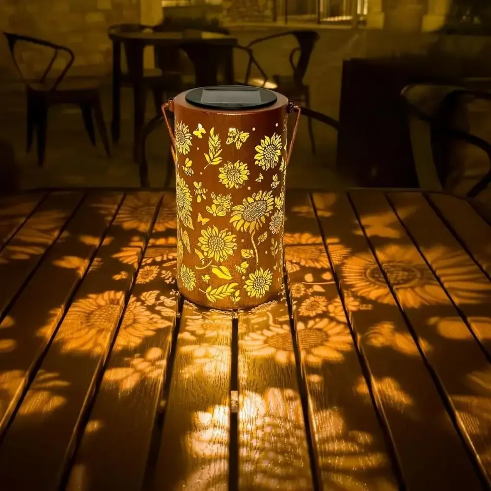 إضاءة زهرة عباد الشمس وتأثير ا - مراجعة Outdoor Lighting Patio وسعره