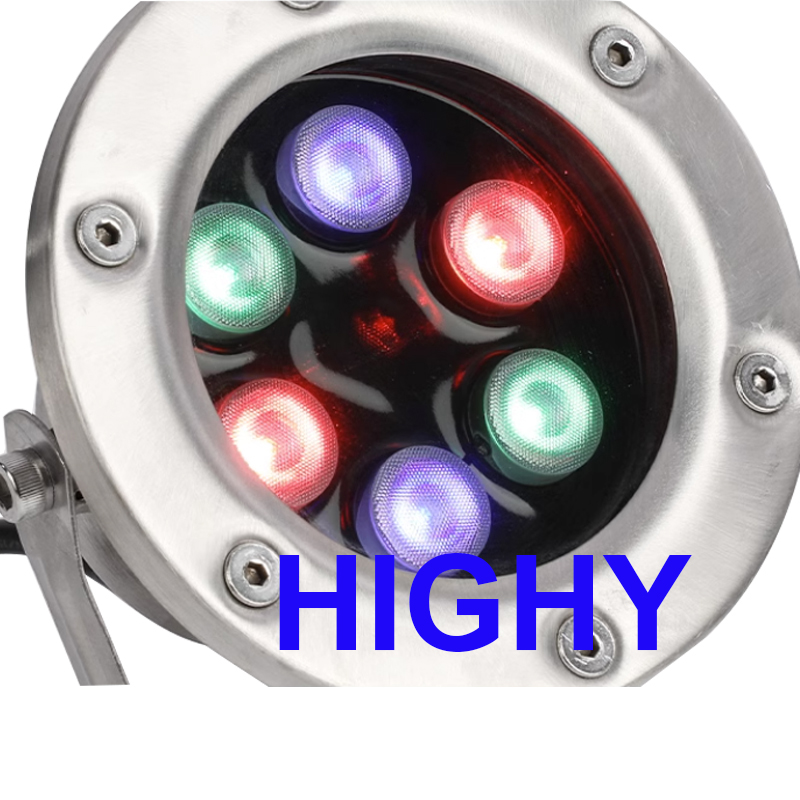 مصباح Led RGB تحت الماء 3 وات  - مراجعة Pond Light Submersible وسعره