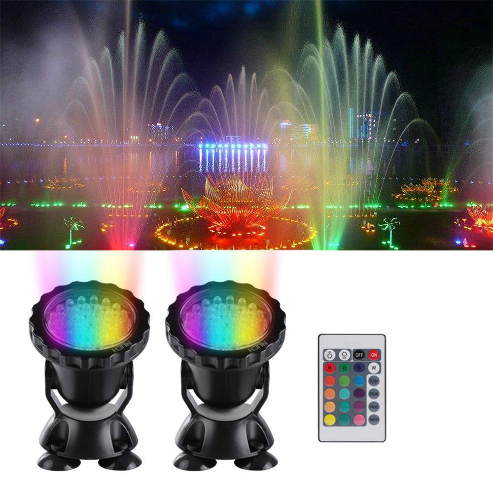 12 فولت غاطسة بركة ضوء متعدد ا - مراجعة Pond Light Submersible وسعره
