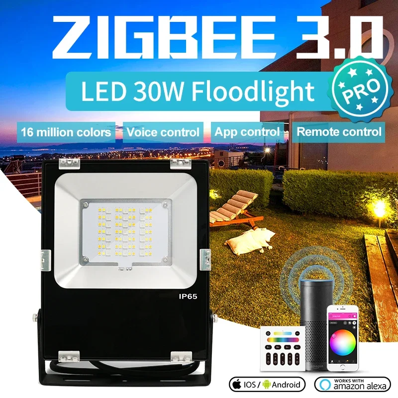 GLEDOPTO Zigbee 3.0 Flood Ligh - مراجعة Outdoor Lighting Zigbee وسعره