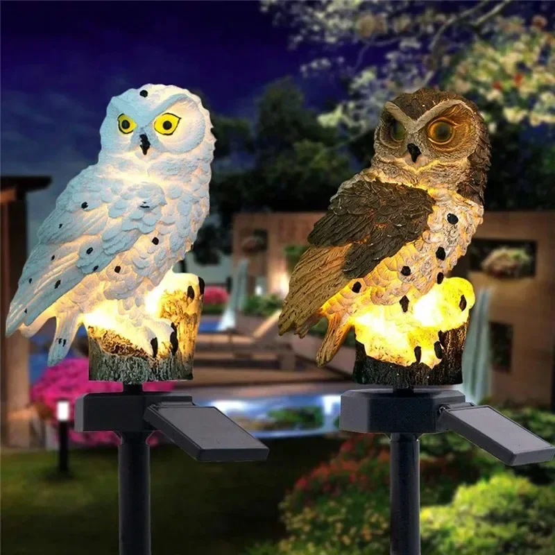 تمثال بومة يعمل بالطاقة الشمسي - مراجعة Outdoor Lighting Traditional وسعره