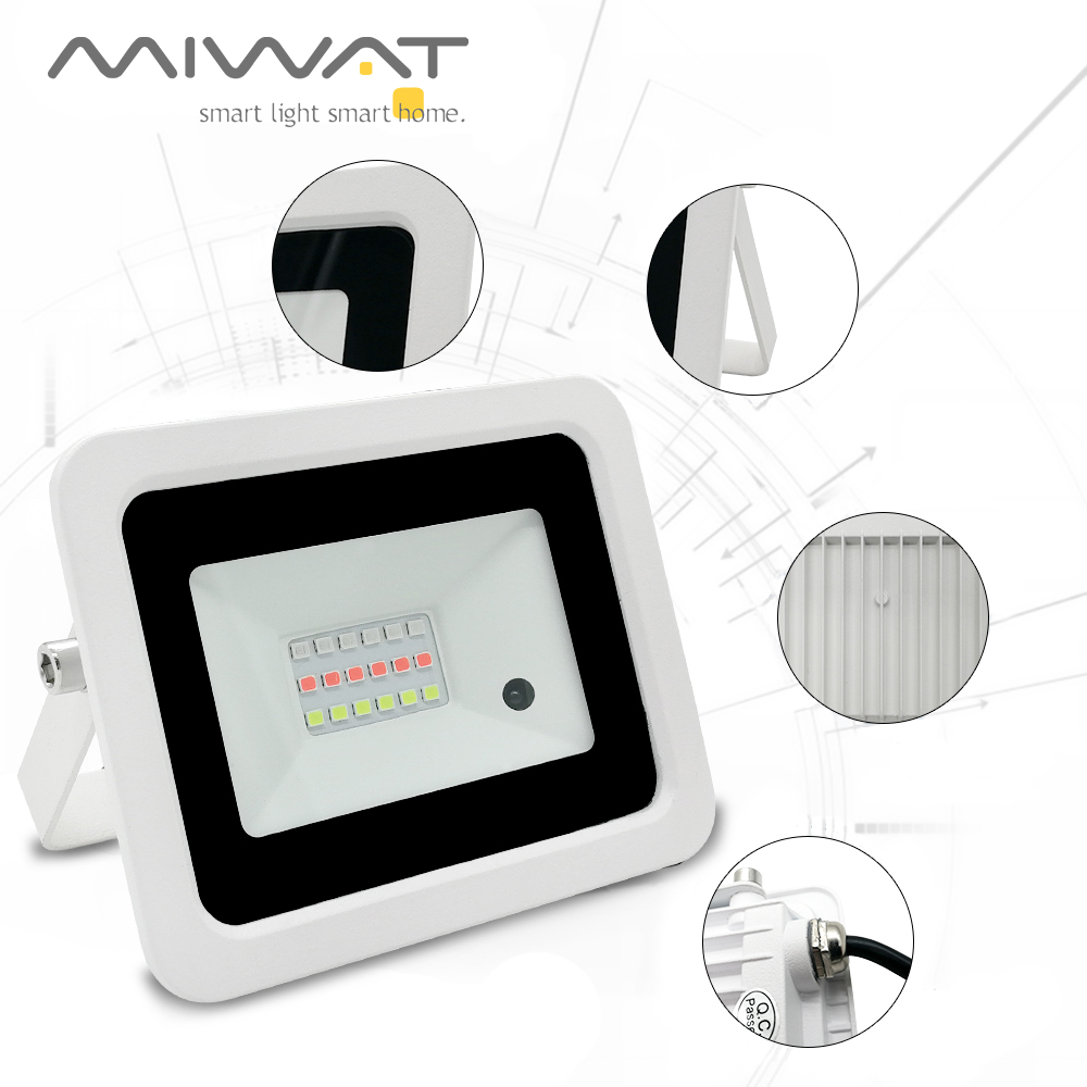 RGB ضوء الفيضانات 100 واط 50 و - مراجعة Outdoor Lighting Zigbee وسعره