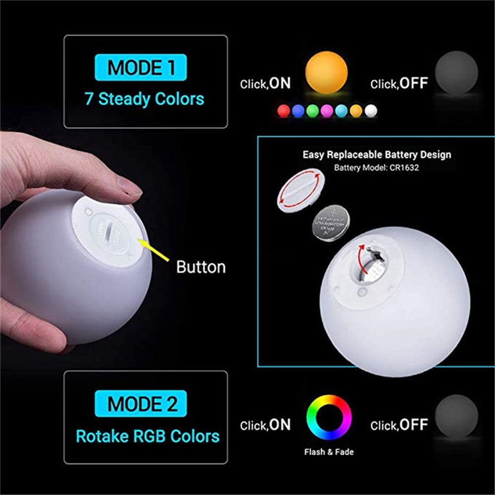 2 قطعة 1 قطعة RGB العائمة إضاء - مراجعة Pond Light Submersible وسعره