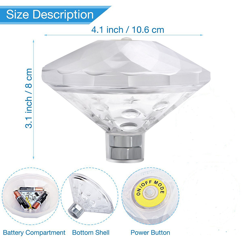 العائمة ضوء تحت الماء RGB غاطس - مراجعة Pond Light Submersible وسعره