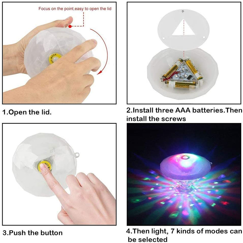 العائمة ضوء تحت الماء RGB غاطس - مراجعة Pond Light Submersible وسعره