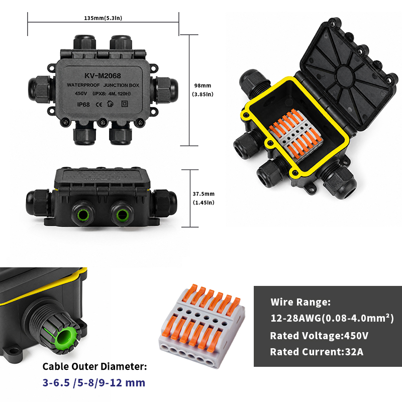 صندوق توصيل كهربائي مقاوم للما - مراجعة Outdoor Lighting Electrical Box وسعره