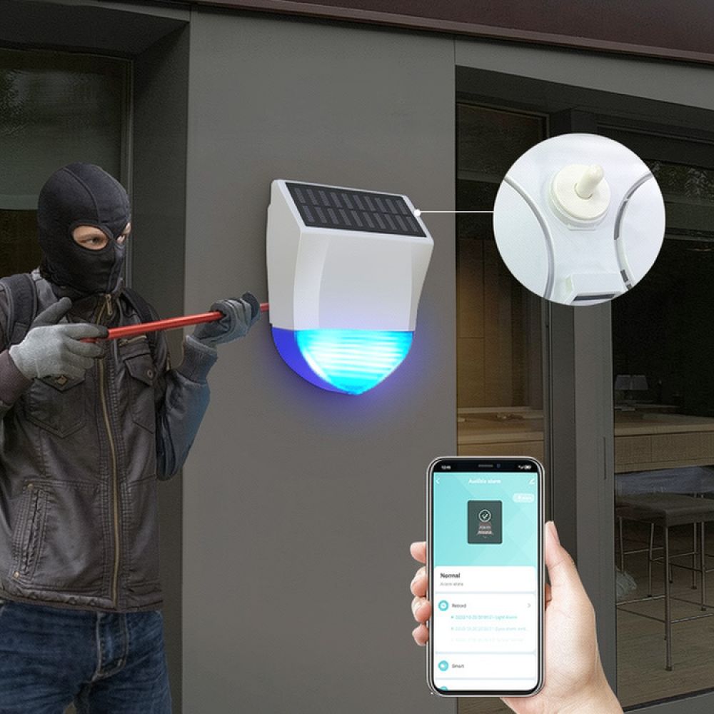 جهاز إنذار خارجي يعمل بالطاقة  - مراجعة Outdoor Lighting Zigbee وسعره