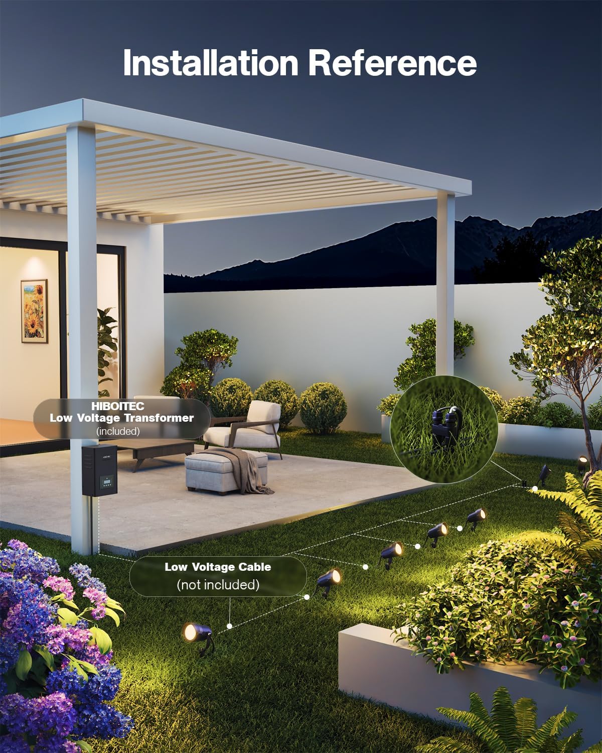 طقم إضاءة للمناظر الطبيعية بقو - مراجعة Outdoor Lighting Kits Low Voltage وسعره