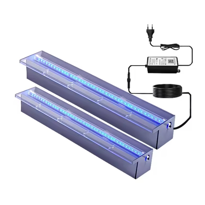 نافورة حائط شلال شفافة من الأك - مراجعة Pond Light Submersible وسعره