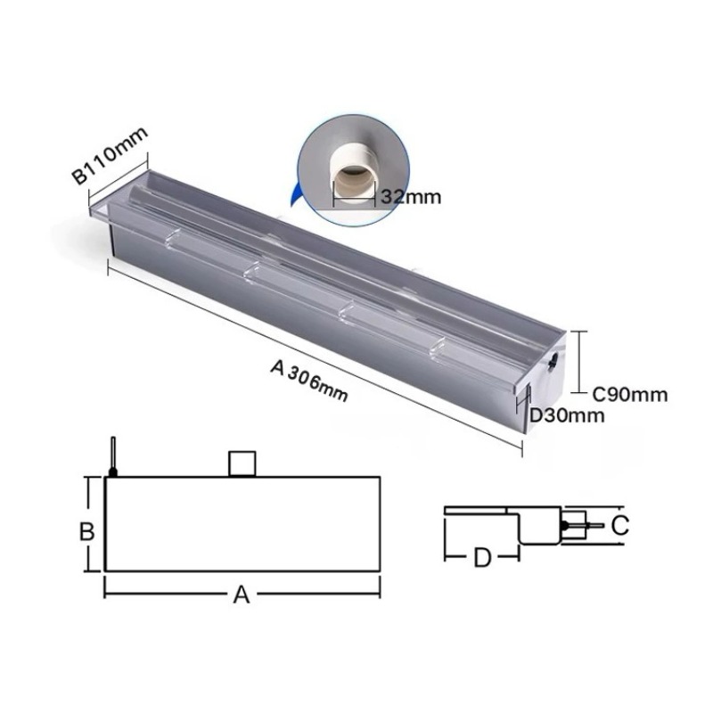 نافورة حائط شلال شفافة من الأك - مراجعة Pond Light Submersible وسعره