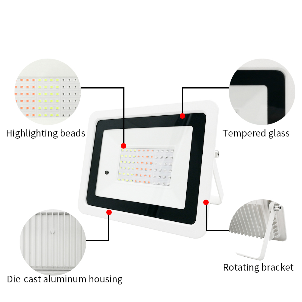 Led RGB كشاف ضوء 20 واط 30 واط - مراجعة Outdoor Lighting Zigbee وسعره
